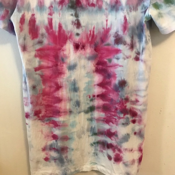 Asos T-Shirt Muscle Fit Tie Dye Custom New - Picture 11 of 15
